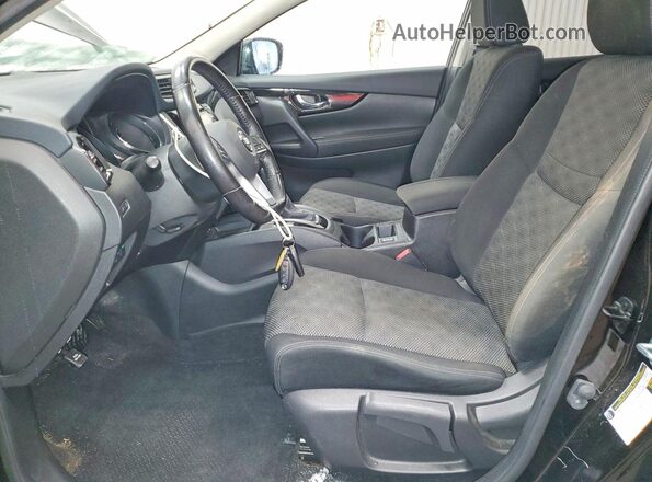 JN1BJ1CR9HW126715 2017 NISSAN QASHQAI Черный Вид салона спереди