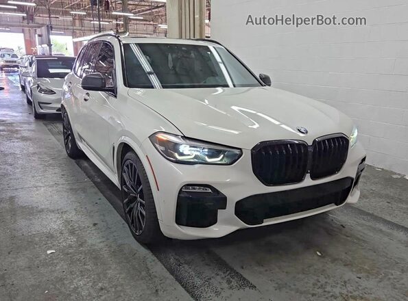 5UXCR4C08L9B00161 2020 BMW X5 White Հետևի աջ