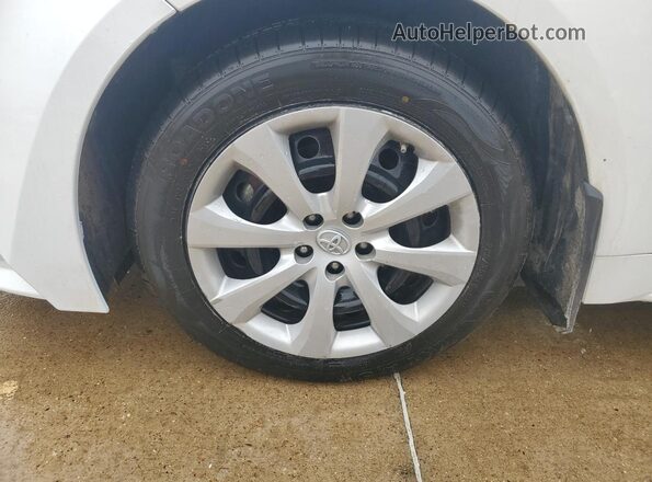 5YFEPMAE2MP225003 2021 TOYOTA LL White Widok naklejki z numerem VIN