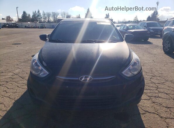 KMHCT5AE2HU312719 2017 HYUNDAI ACCENT Черный Вид спереди