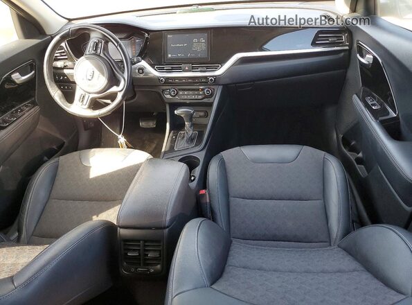 KNDCD3LD5L5433225 2020 KIA NIRO White Widok zestawu wskaźników