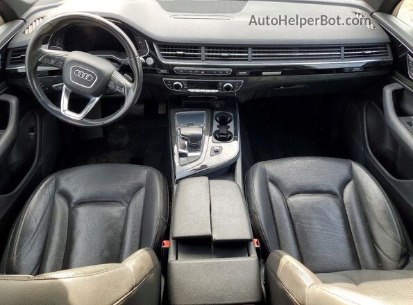 WA1LAAF78HD017793 2017 AUDI Q7 Gray Instrument cluster view