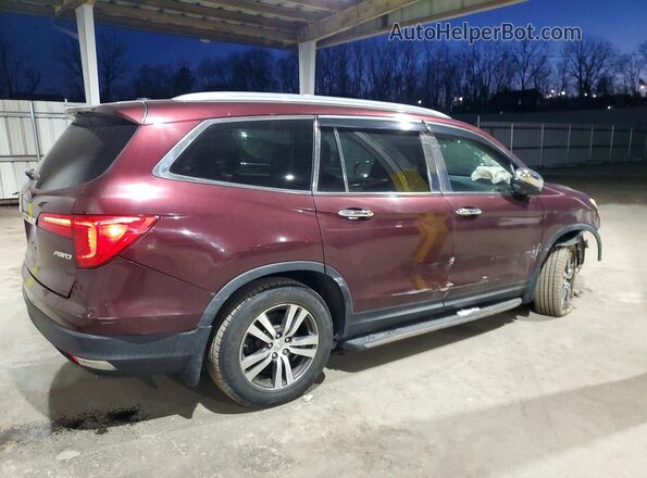 5FNYF6H61GB065450 2016 HONDA PILOT Красный 