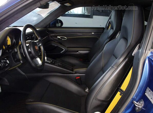 WP0AD2A91JS156295 2018 PORSCHE 911 Blue უკანა სავარძლების ხედი