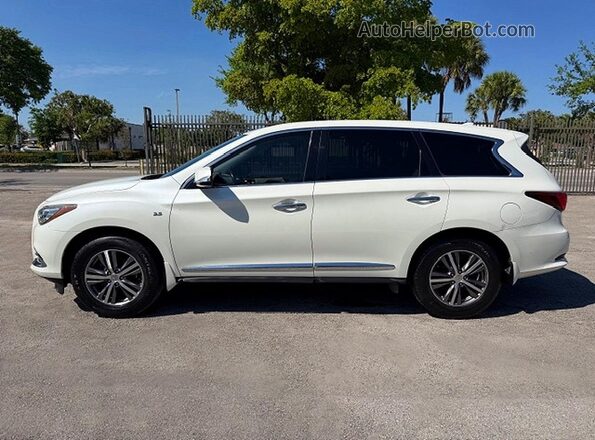 5N1DL0MN4LC547527 2020 INFINITI QX60 White Vista interior de 360 grados