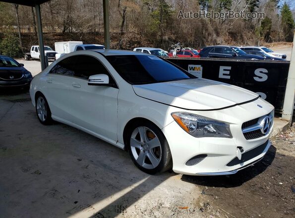 WDDSJ4EB0HN406887 2017 MERCEDES-BENZ CLA-CLASS Белый Вид спереди