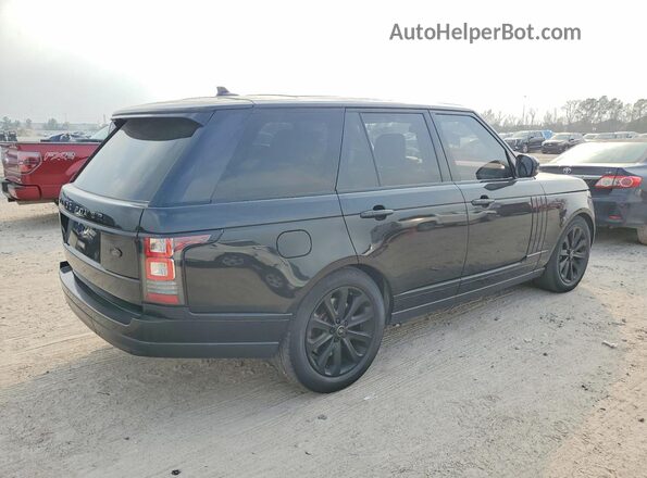 SALGS2PF3GA305634 2016 LAND ROVER RANGE ROVER Black წინა მარჯვენა
