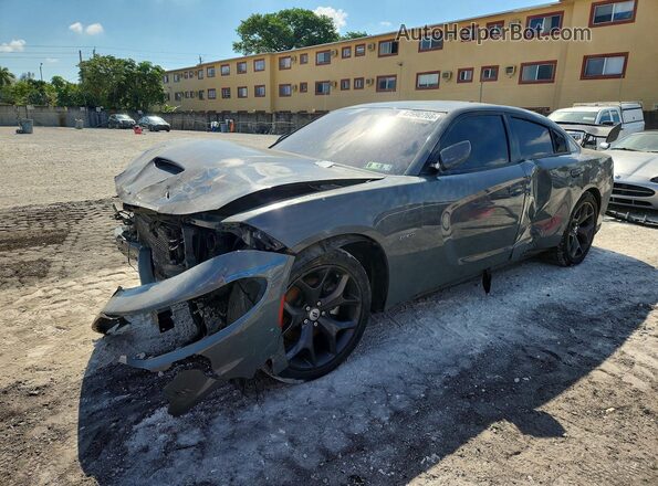 2C3CDXCT0KH619328 2019 DODGE CHARGER Gray 