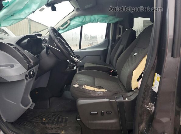 1FMZK1YM4GKB17587 2016 FORD TRANSIT Gray Вид салону спереду