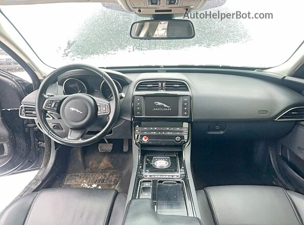 SAJAJ4FX3JCP38714 2018 JAGUAR XF Black Вид задніх сидінь