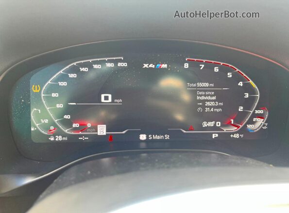 5YM23EC07N9K48359 2022 BMW X4 White Вид ззаду