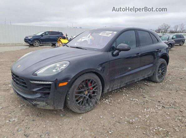 WP1AG2A56HLB55313 2017 PORSCHE MACAN Black Tył lewy