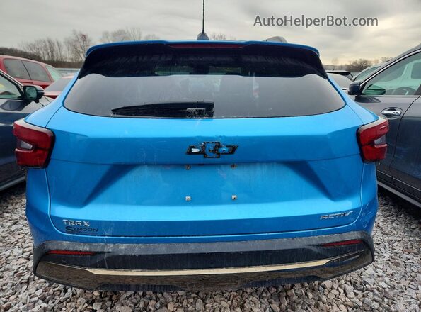 KL77LKEP4SC104996 2025 CHEVROLET TRAX Blue უკანა ხედი