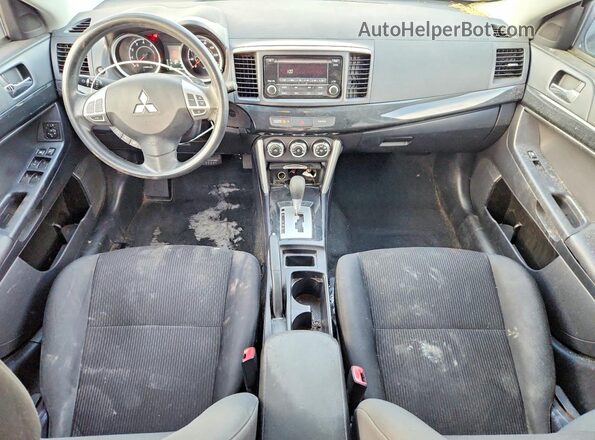 JA32U2FU5GU007868 2016 MITSUBISHI LANCER Black Widok zestawu wskaźników
