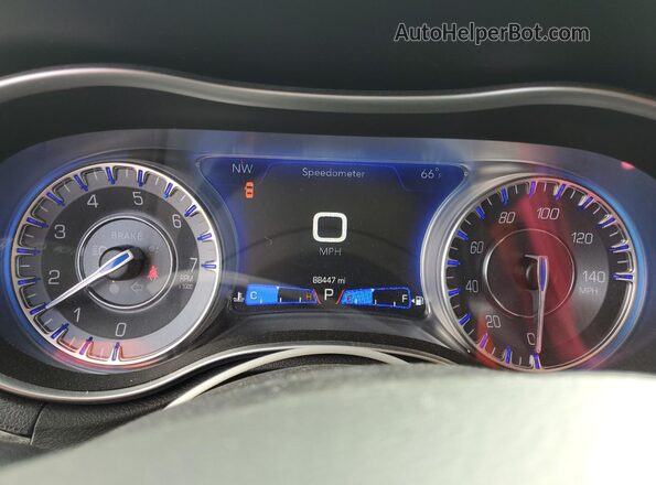 MVIN390833IND 2022 CHRYSLER 300 White Սարքավորումների վահանակի տեսք