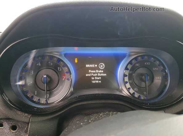 2C3CCABG5HH588154 2017 CHRYSLER 300 Black Instrument cluster view