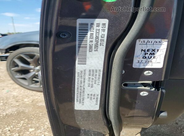 2C3CCABGXPH585216 2023 CHRYSLER 300 Charcoal Вид наклейки з VIN-кодом
