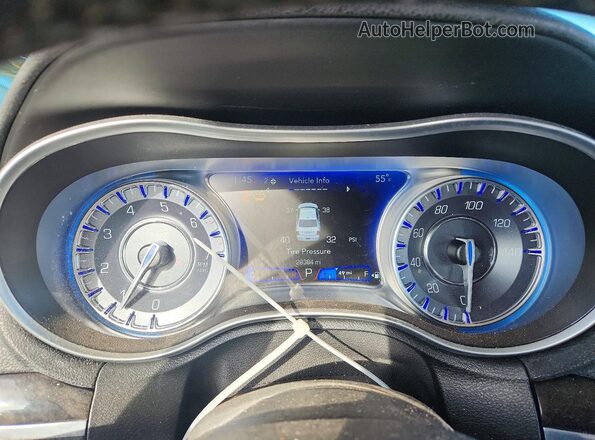 2C3CCADG7NH127398 2022 CHRYSLER 300 Black Instrument cluster view