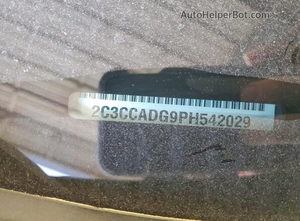 2C3CCADG9PH542029 2023 CHRYSLER 300 Черный Вид наклейки с VIN-кодом