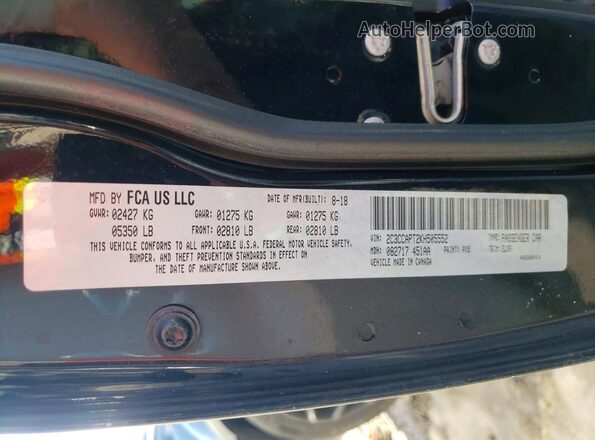 2C3CCAPT2KH505552 2019 CHRYSLER 300 Black 