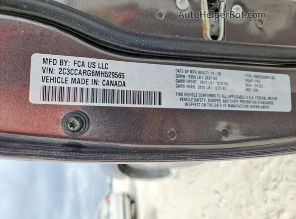 2C3CCARG6MH529565 2021 CHRYSLER 300 Gray Engine compartment view