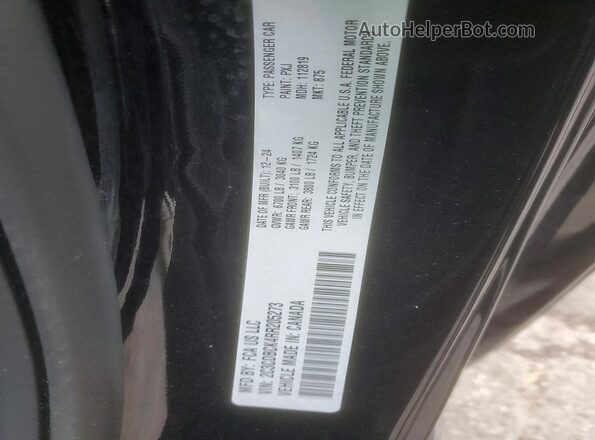 2C3CDBCK4RR205273 2024 DODGE CHARGER Black Widok komory silnika