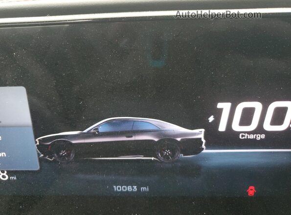 2C3CDBDK7RR207002 2024 DODGE CHARGER Черный Вид щитка приборов