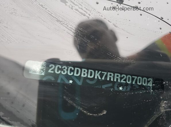 2C3CDBDK7RR207002 2024 DODGE CHARGER Черный Вид наклейки с VIN-кодом