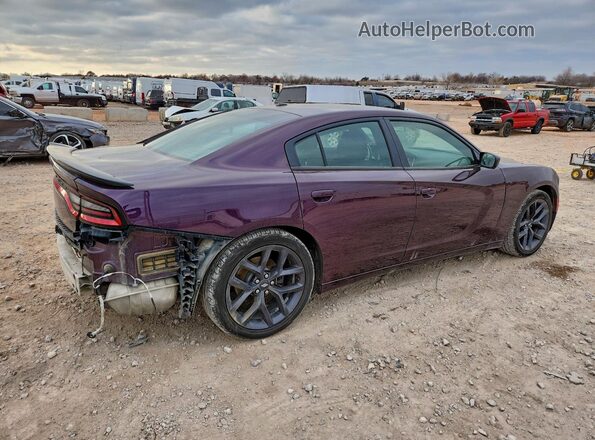 2C3CDXBG0LH157830 2020 DODGE CHARGER Фиолетовый Задняя правая четверть