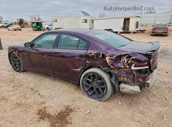 2C3CDXBG0LH157830 2020 DODGE CHARGER Фиолетовый Задняя левая четверть