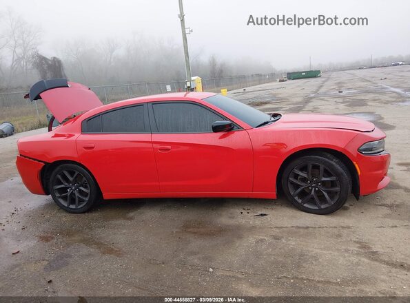 2C3CDXBG0MH608210 2021 DODGE CHARGER Red Widok wnętrza z tyłu