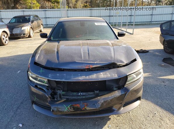 2C3CDXBG0MH678192 2021 DODGE CHARGER Gray Դիմացի տեսք