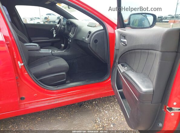 2C3CDXBG1KH673306 2019 DODGE CHARGER Red წინა სალონის ხედი