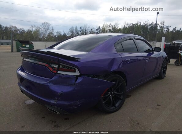2C3CDXBG2JH306431 2018 DODGE CHARGER Purple Widok z przodu