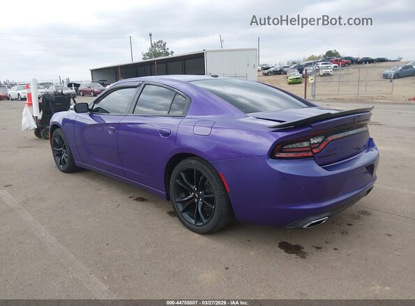 2C3CDXBG2JH306431 2018 DODGE CHARGER Purple Tył lewy