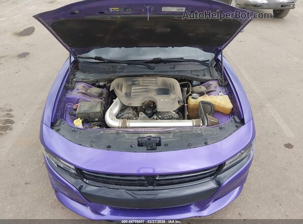 2C3CDXBG2JH306431 2018 DODGE CHARGER Purple Widok z tyłu