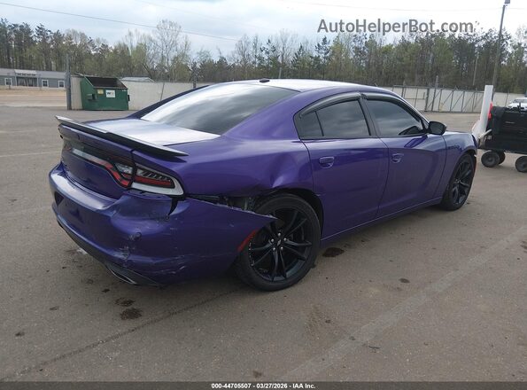 2C3CDXBG2JH306431 2018 DODGE CHARGER Purple Tył prawy