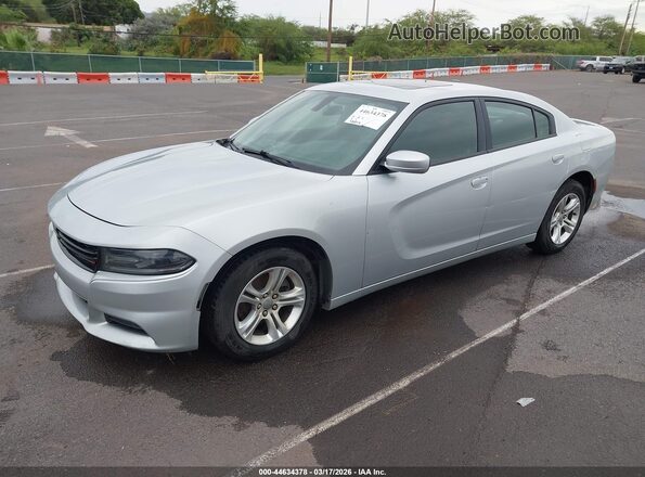 2C3CDXBG2KH715966 2019 DODGE CHARGER Silver წინა მარცხენა ხედი სამი მეოთხედიდან