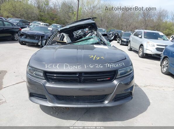 2C3CDXBG2LH254480 2020 DODGE CHARGER Gray Առջևի վահանակի տեսք