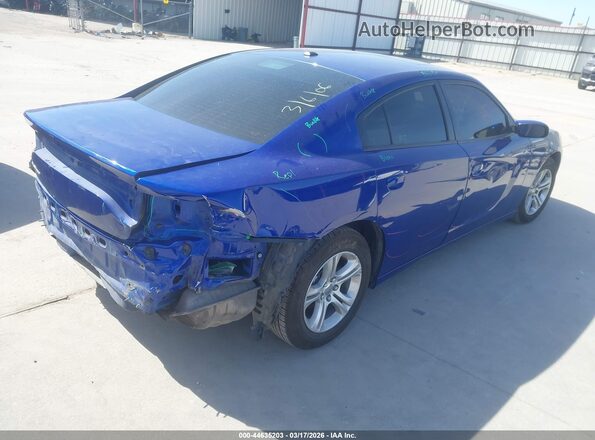 2C3CDXBG3LH204381 2020 DODGE CHARGER Blue 