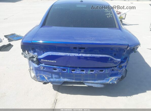2C3CDXBG3LH204381 2020 DODGE CHARGER Blue 