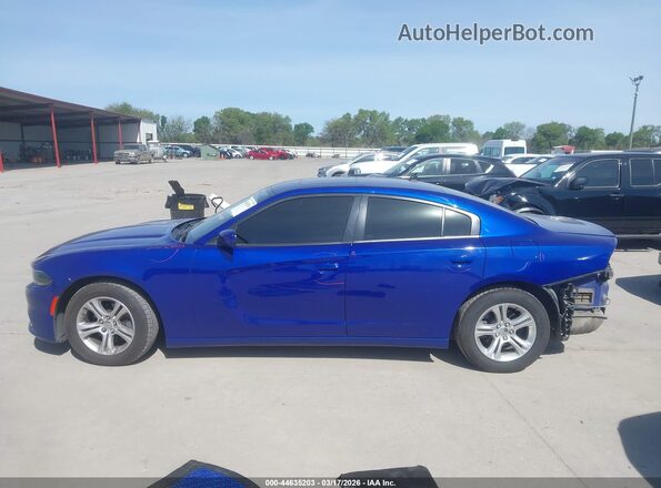 2C3CDXBG3LH204381 2020 DODGE CHARGER Blue 