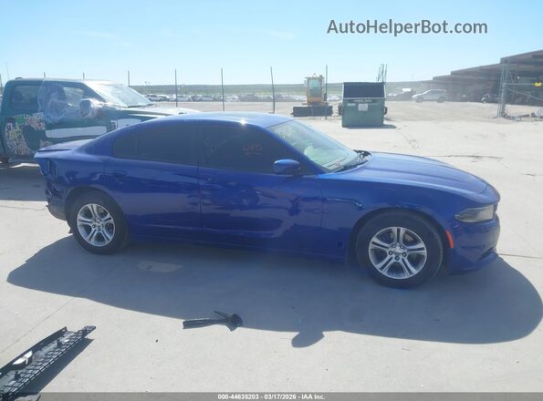 2C3CDXBG3LH204381 2020 DODGE CHARGER Blue 