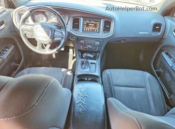 2C3CDXBG3MH628693 2021 DODGE CHARGER Black წინა პანელის ხედი