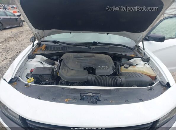 2C3CDXBG5JH186690 2018 DODGE CHARGER White Vista trasera
