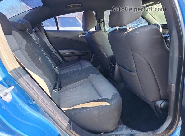 2C3CDXBG6MH534128 2021 DODGE CHARGER Blue Widok tylnych siedzeń
