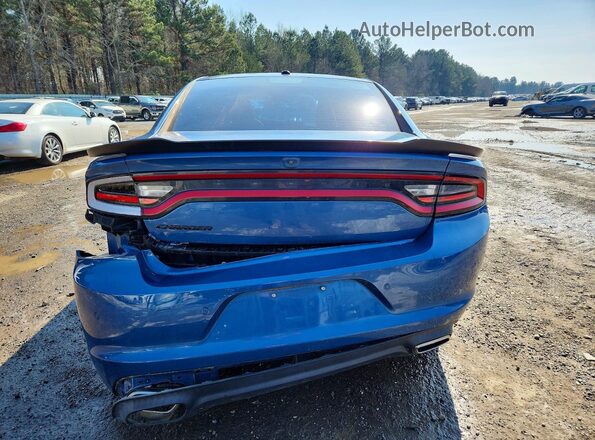 2C3CDXBG6MH534128 2021 DODGE CHARGER Blue Widok z tyłu