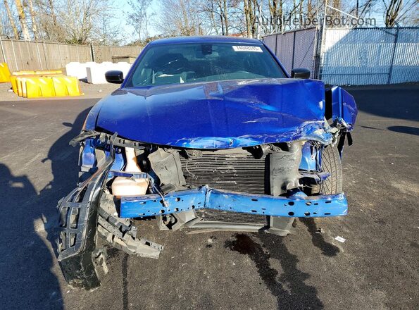 2C3CDXBG6MH671411 2021 DODGE CHARGER Blue Դիմացի տեսք
