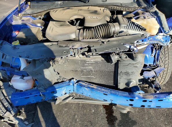 2C3CDXBG6MH671411 2021 DODGE CHARGER Blue Սալոնի հետևի տեսք