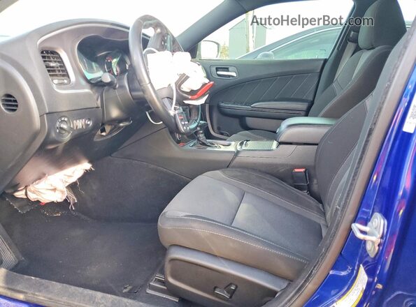 2C3CDXBG6MH671411 2021 DODGE CHARGER Blue Սալոնի դիմացի տեսք
